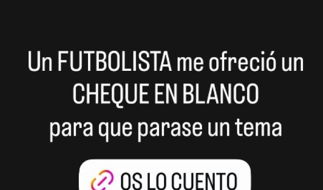 Journalist reports soccer player tried to bribe him not to publish article