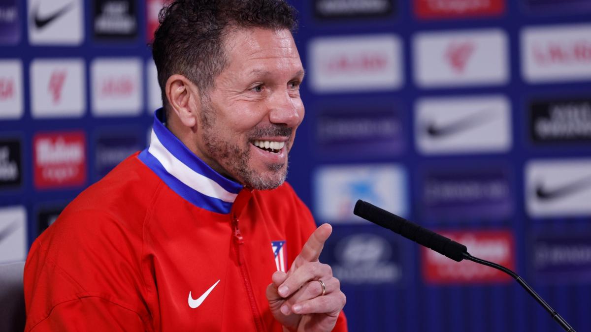 Simeone resalta el potencial ofensivo del Atlético previo al choque con el Barça