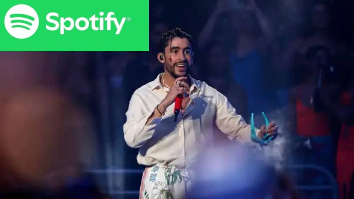 Bad Bunny se consagra nuevamente como el artista más escuchado en Spotify en 2025