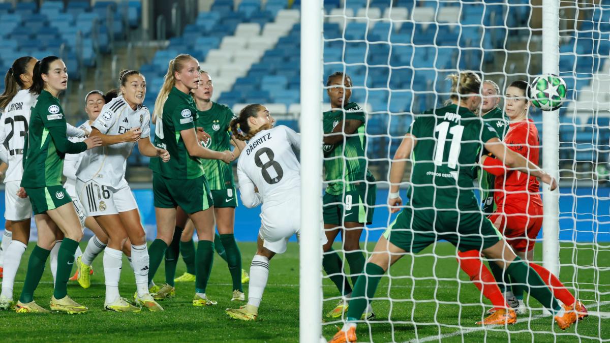 El Real Madrid avanza en Champions tras vencer 2-0 al Wolfsburgo con goles de Méndez y Caicedo