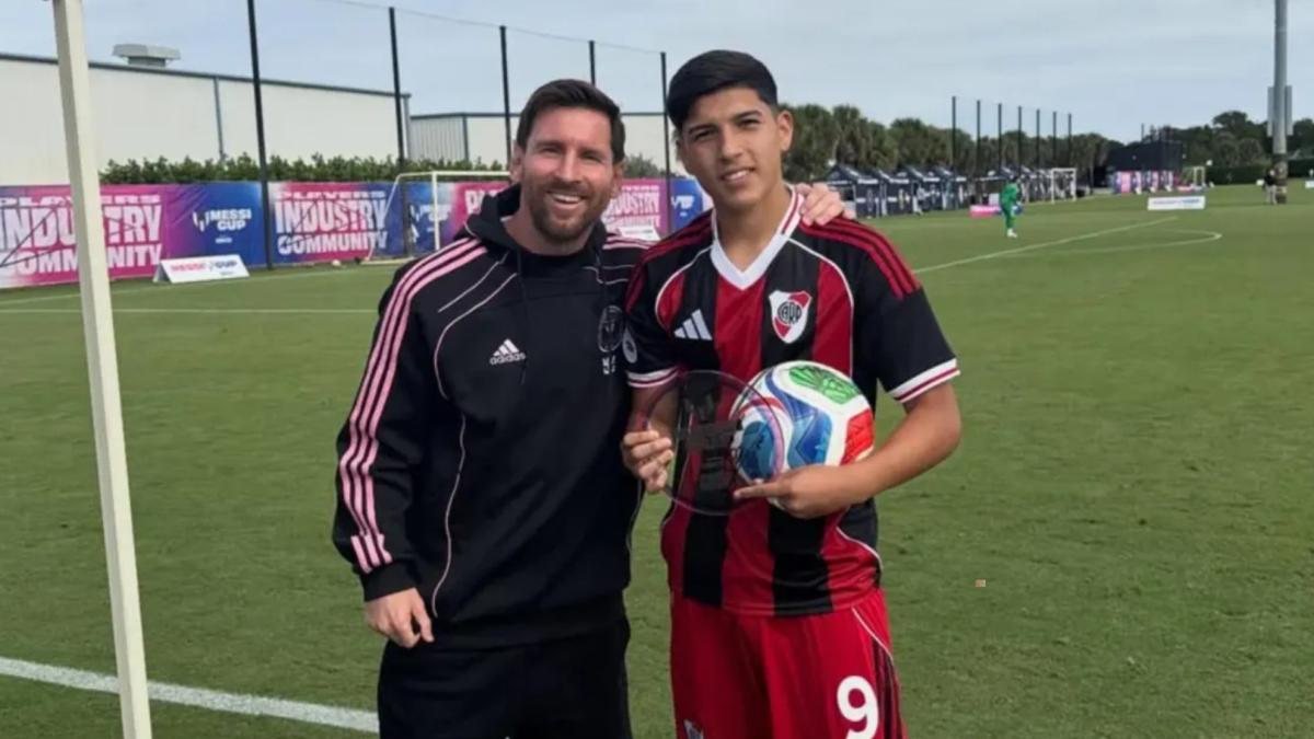 Bruno Cabral guía a River Plate hacia la victoria en la Messi Cup con dos goles