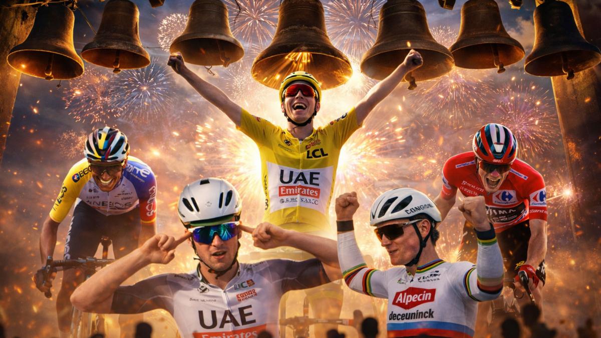 Las 12 campanadas del año ciclista: de la  burrada  de Pogacar al increíble oro de la nueva joya española
