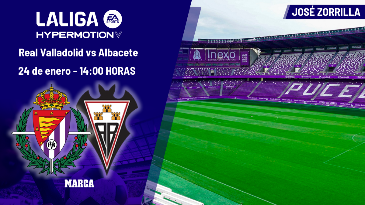 Real Valladolid - Albacete: a qué hora es, canal y dónde ver hoy en TV el partido de Segunda división