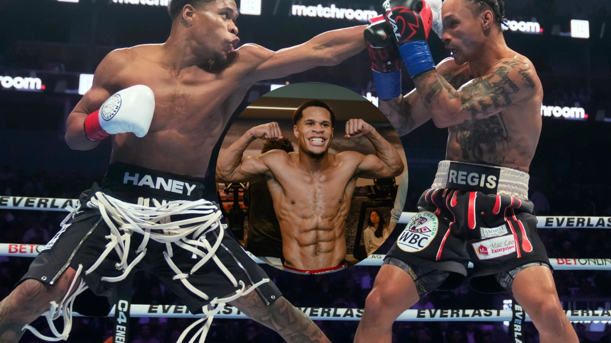 Devin Haney habla de los 11 kg que ganó en la rehidratación y reta a ...