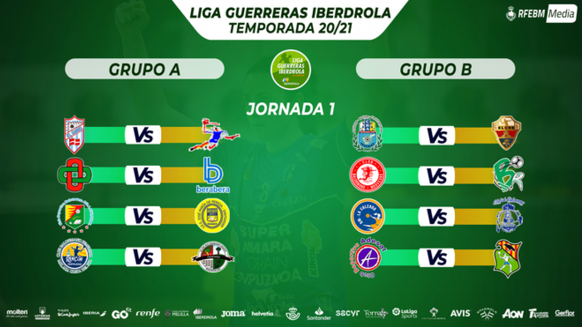 El calendario de los dos grupos de la Liga Guerreras Iberdrola