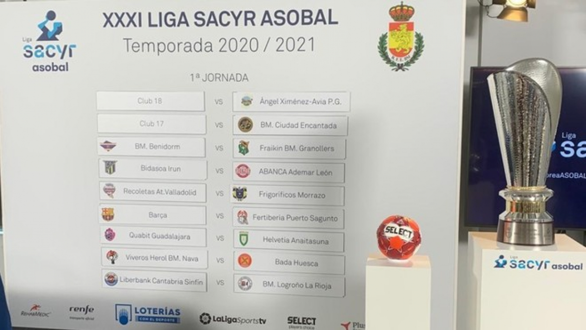 Asobal veta a los dos ascendidos en el sorteo del calendario de la Liga