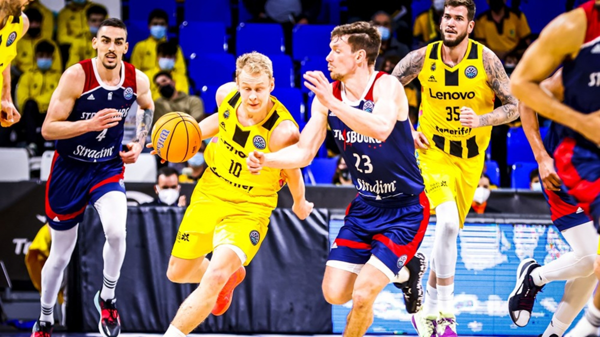 El Lenovo Tenerife somete al Strasbourg y manda en la FIBA Champions League