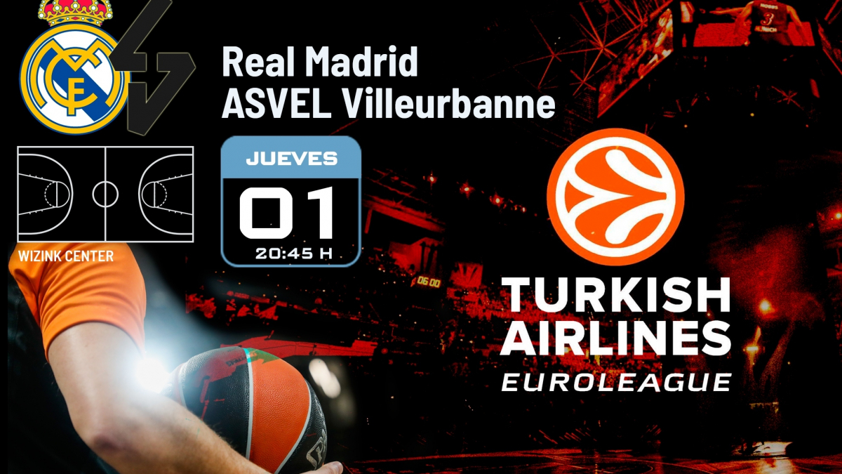 Dónde ver el Real Madrid - ASVEL hoy: horario y canal de TV del partido ...
