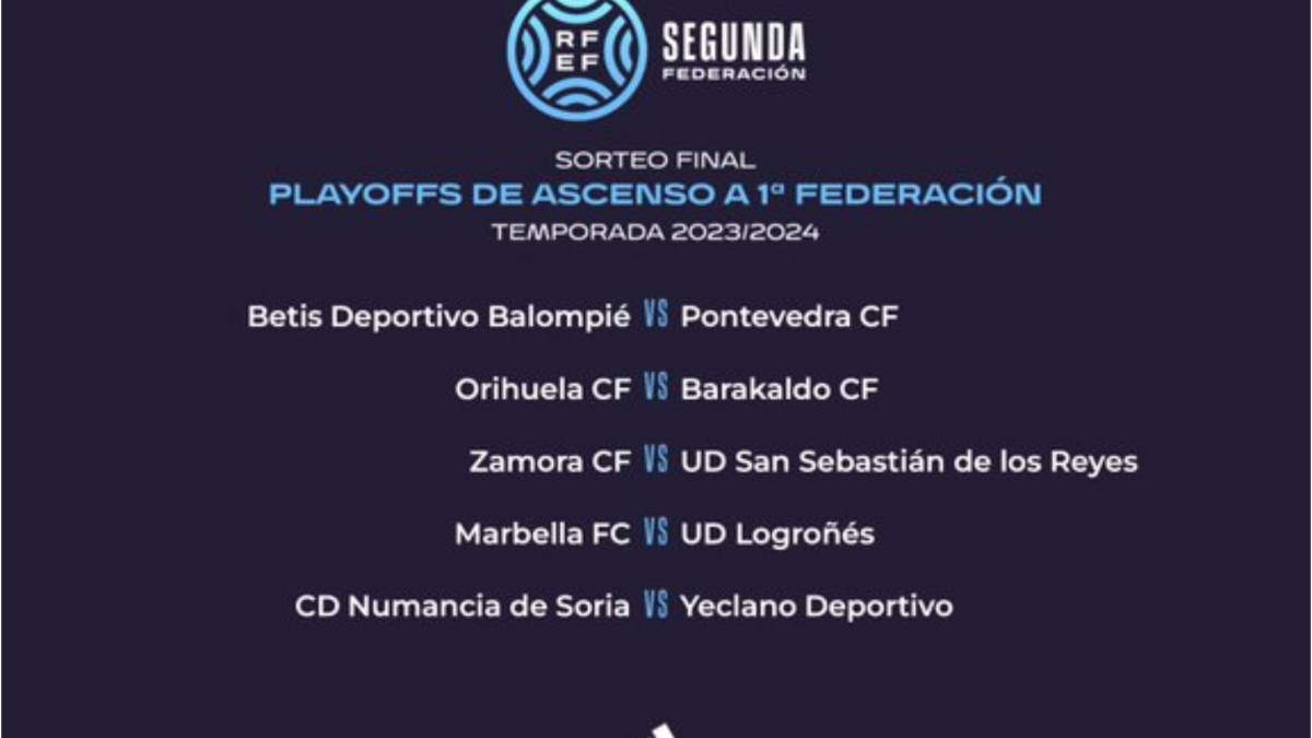 Playoffs de ascenso a primera RFEF: fechas, partidos, horarios y cruces ...