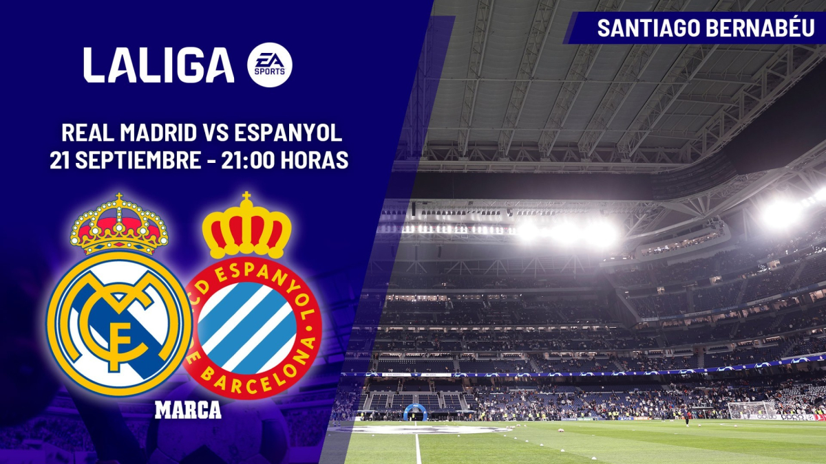 Real Madrid - Espanyol: horario y dónde ver en TV el partido de LaLiga ...
