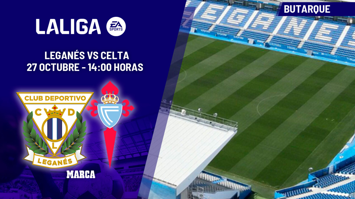 Leganés - Celta: horario y dónde ver en TV el partido de LaLiga EA Sports