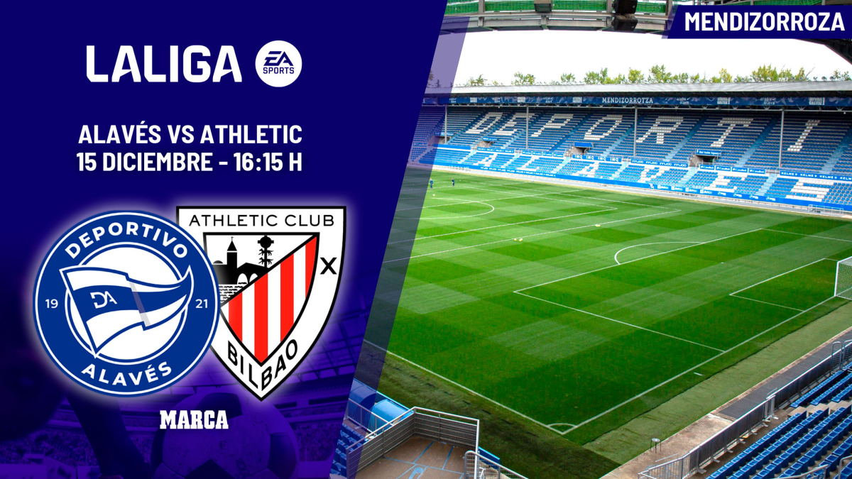 Alavés - Athletic: horario y dónde ver en TV el partido de LaLiga EA Sports
