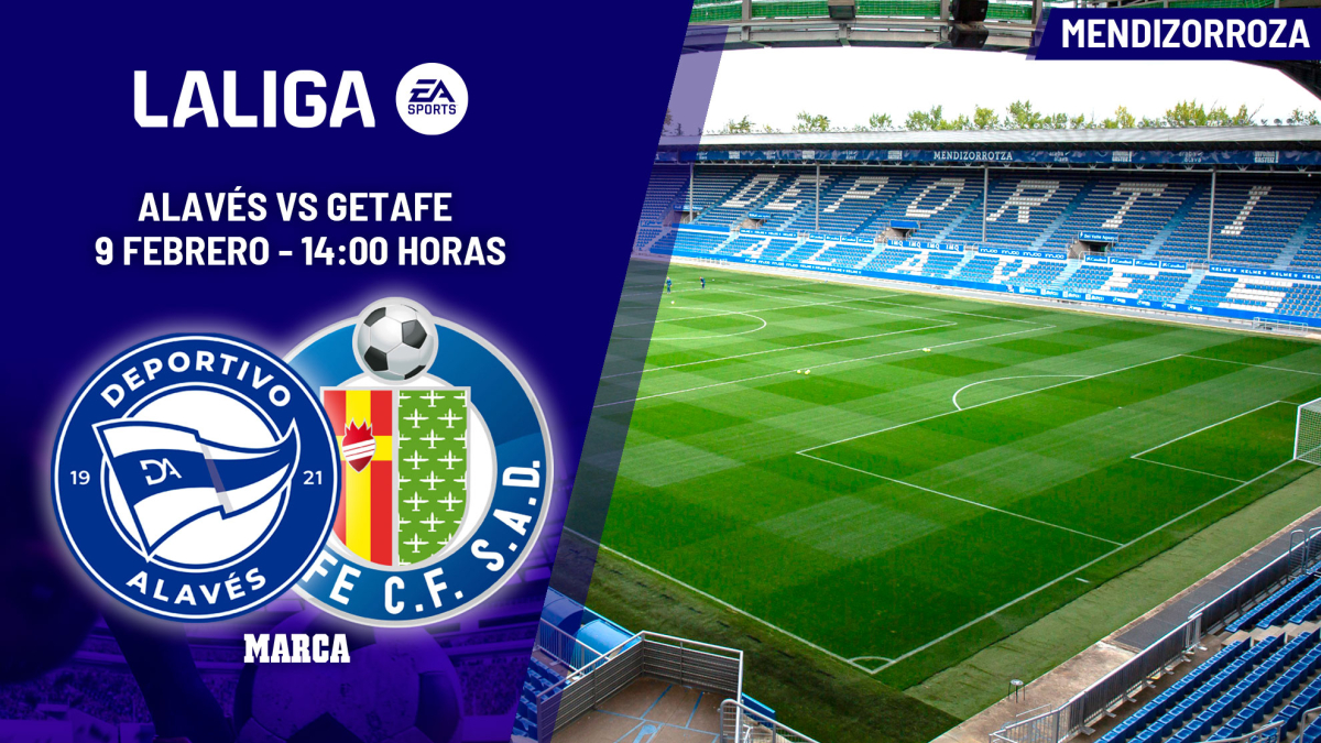 Alavés - Getafe: horario y dónde ver en TV el partido de LaLiga EA Sports