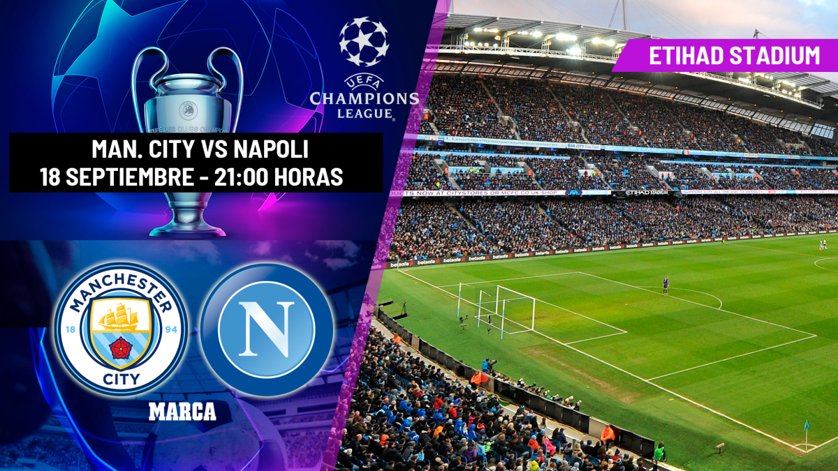 Manchester City - Nápoles : a qué hora y dónde ver hoy en TV el partido ...