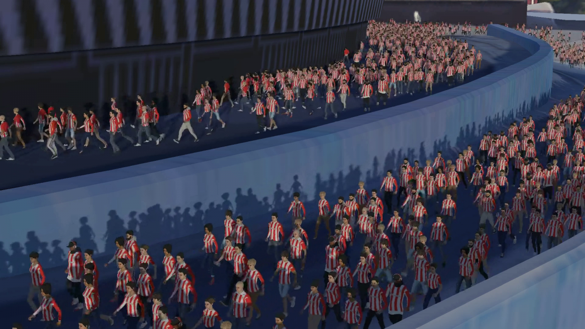  San Mamés, base de un estudio matemático para una herramienta de movilidad urbana en aglomeraciones 