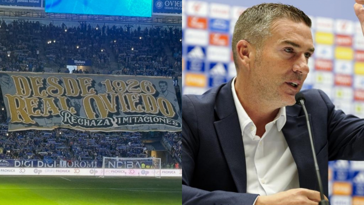  Duro mensaje de la afición del Oviedo a Carrión 