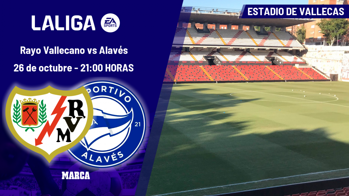  Rayo Vallecano - Alavés: horario, dónde ver en TV y canal del partido de LaLiga EA Sports 