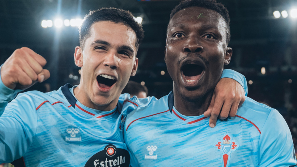  Aidoo, el único sin minutos en el Celta, sale del ostracismo en la primera victoria celeste en Liga 