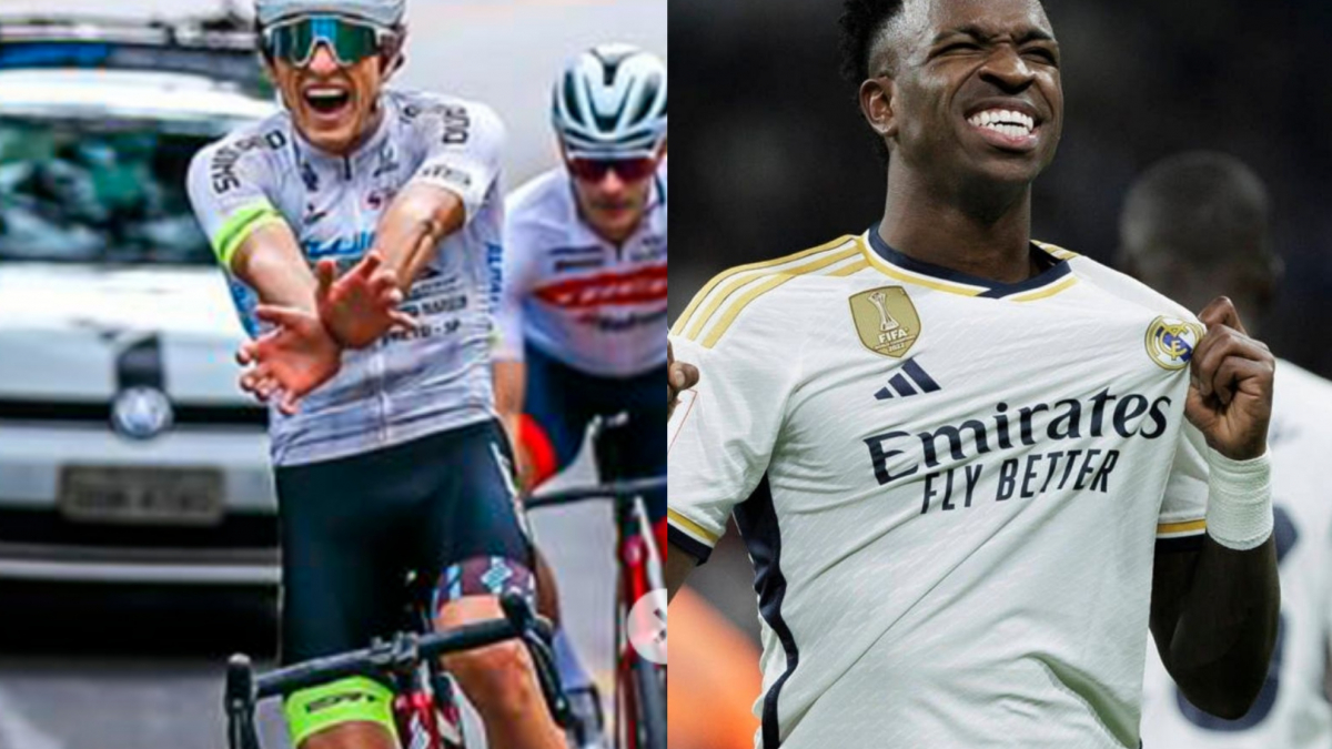 Vinicius, el ciclista con nombre de  jugón , sancionado:  Me dicen que no soy negro como el futbolista