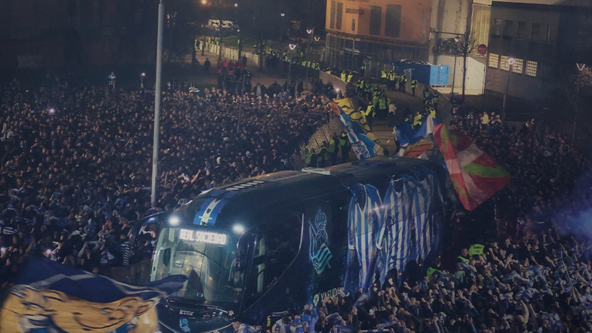  La Real llama a su afición a recibir al equipo fuera de Anoeta antes del derbi del sábado 