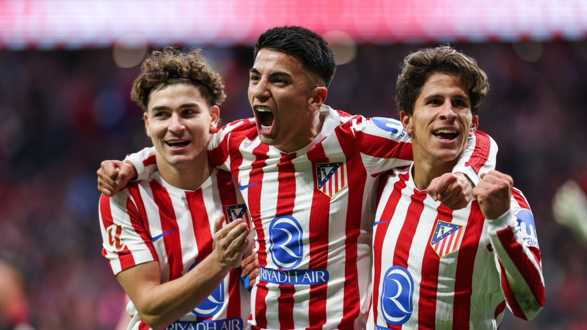  Gol de Thiago Almada (2-0) en el Atlético de Madrid 3-0 Sevilla 