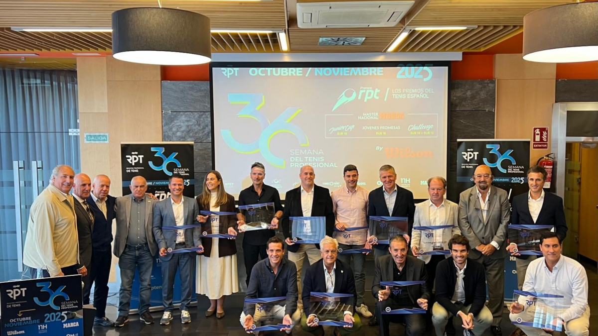 El RPT entregó los Premios del Tenis Español RPT 2025
