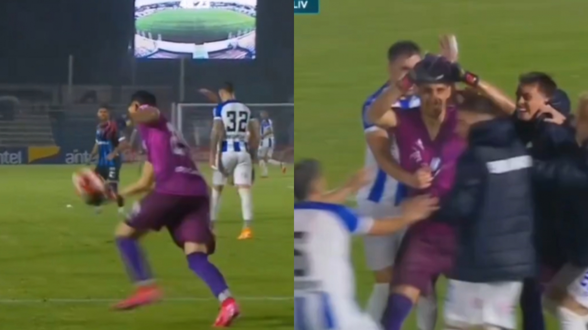 El meta Gino Santilli marca uno de los golazos de la temporada ¡de portería  a portería!