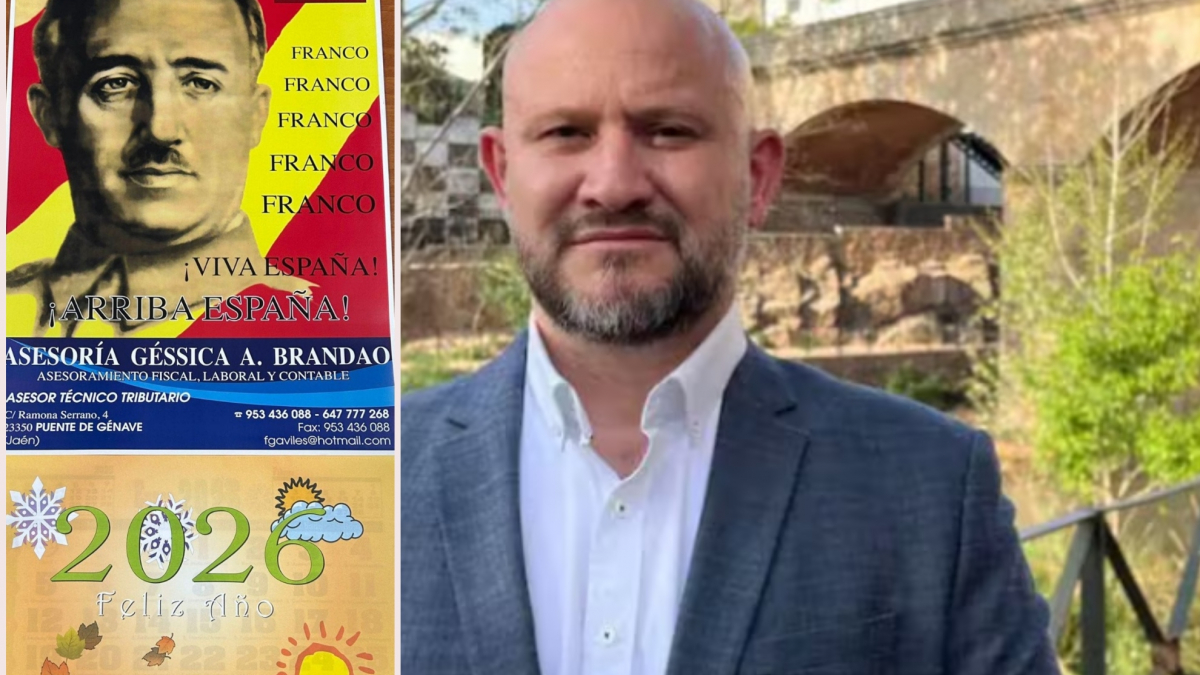 El alcalde de Génave publica un calendario franquista de 2026:  Mamarracho 