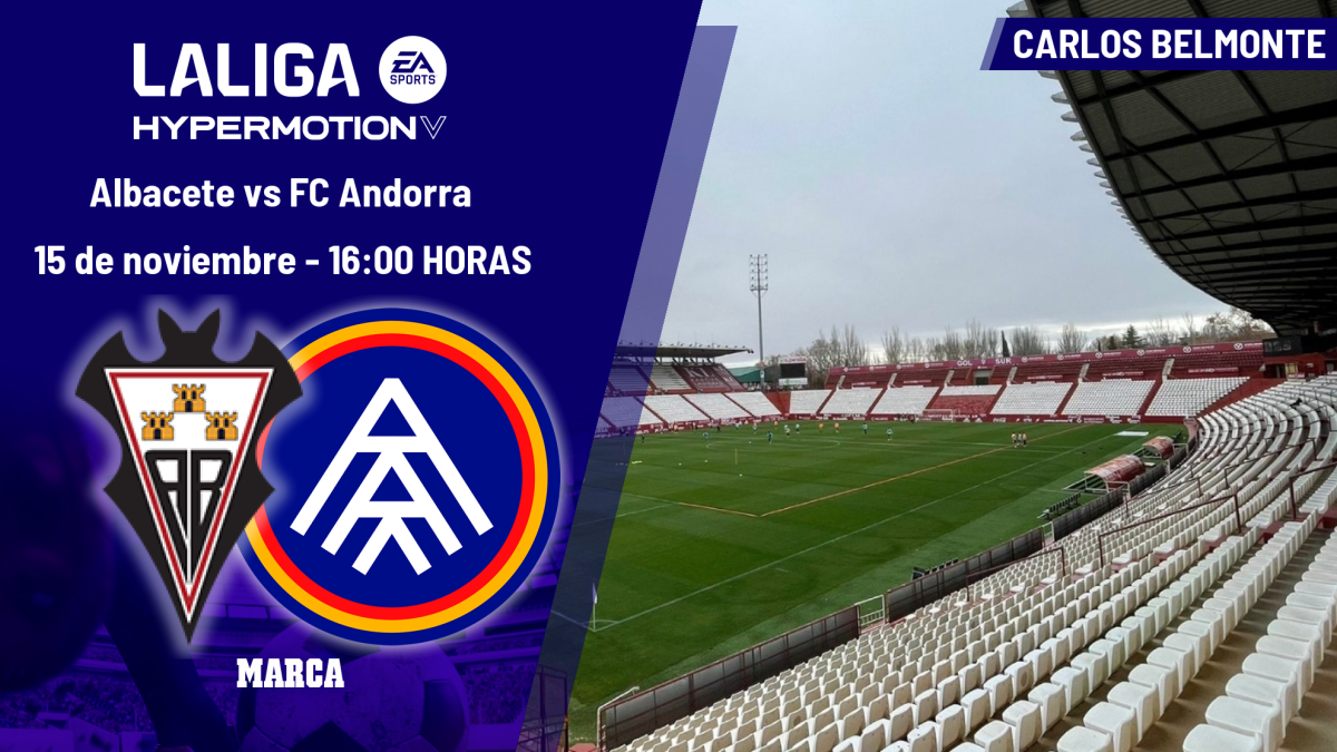 Albacete - FC Andorra: horario, dónde ver hoy en TV y canal del partido ...