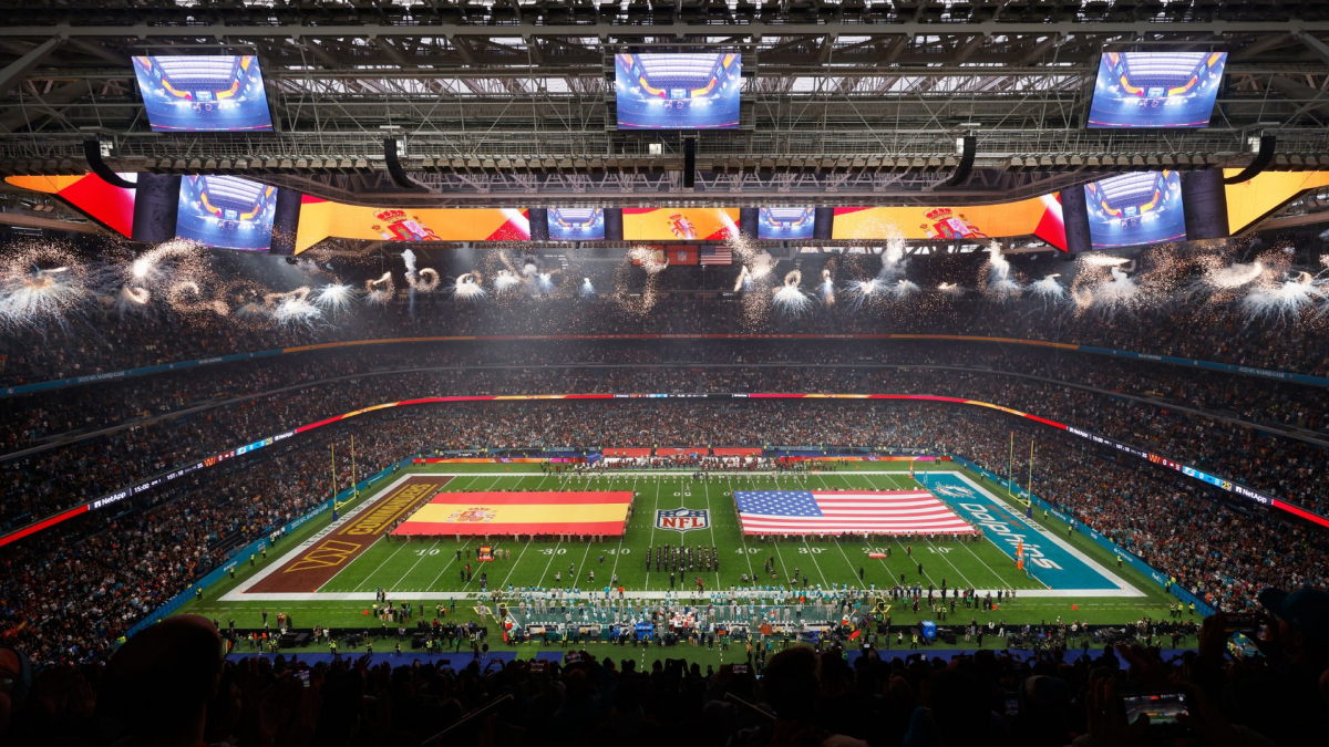 Images inédites de la transformation spectaculaire du Bernabéu pour la NFL