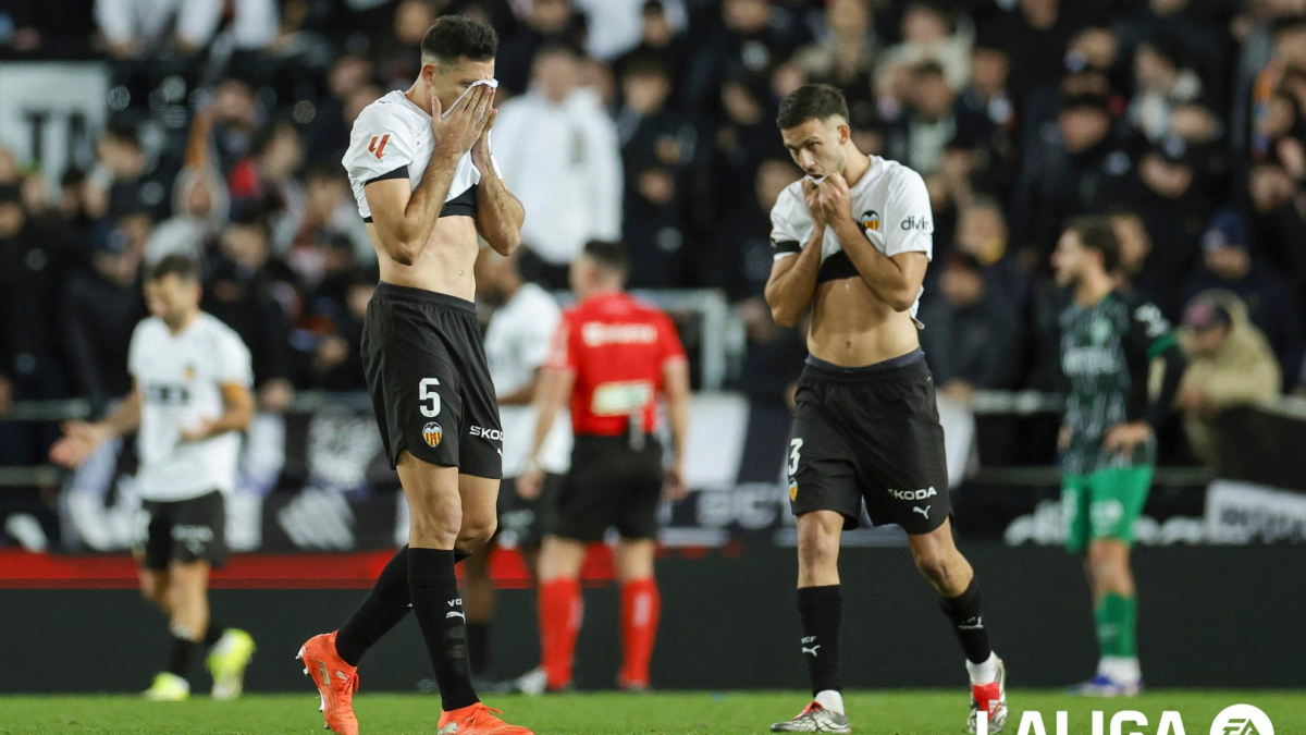 El Valencia se hunde en la Liga con el segundo peor balance goleador de ...