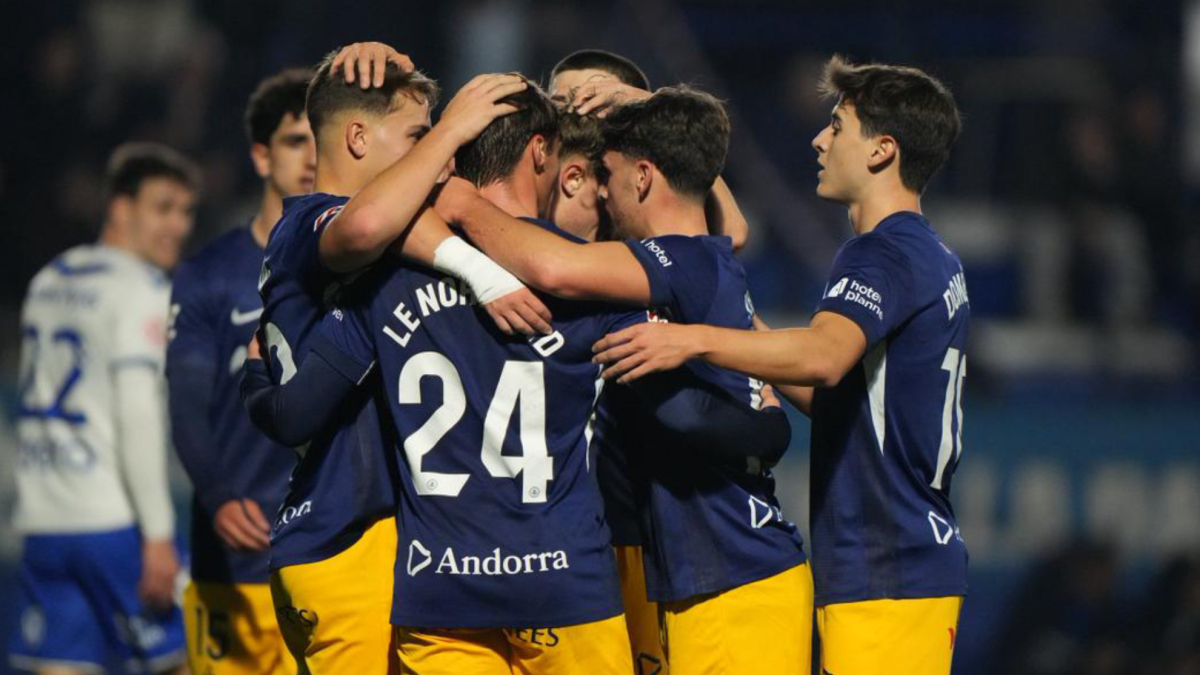 El Andorra accede a la semifinal de la Copa Cataluña en el último suspiro