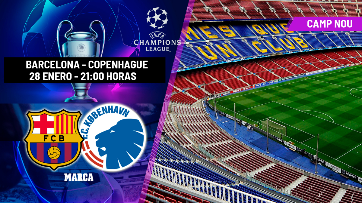 Dónde ver hoy en TV el Barcelona - Copenhague: horario y canal del ...
