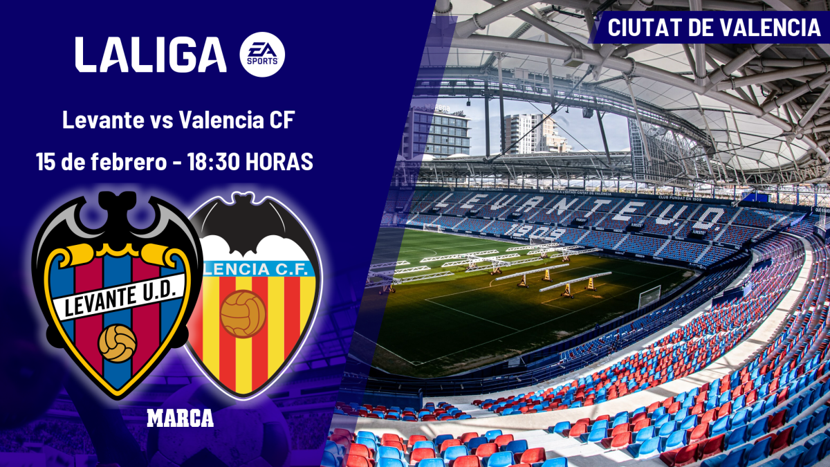 Levante - Valencia CF: horario, dónde ver en TV y canal del partido de ...
