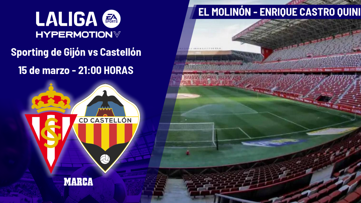 Sporting de Gijón - Castellón: a qué hora es y dónde ver hoy en TV el ...