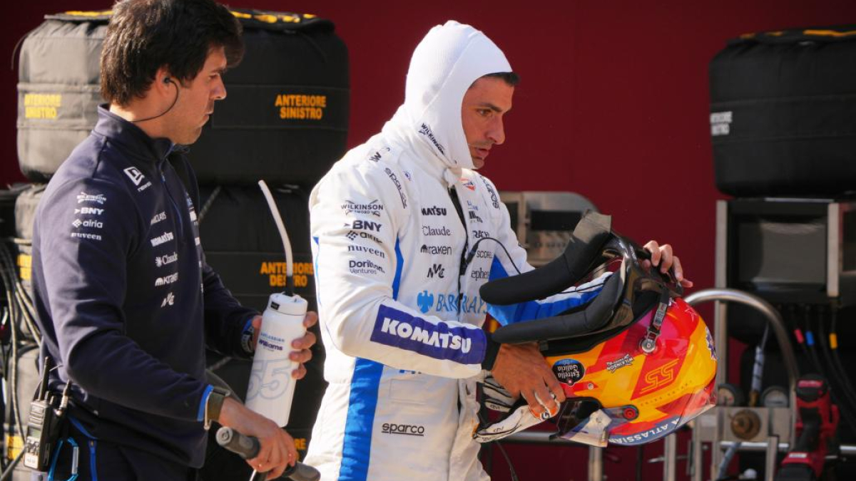 Sainz, medio segundo a Albon, pero sin poder entrar en Q2: "Yo estoy siendo rápido"