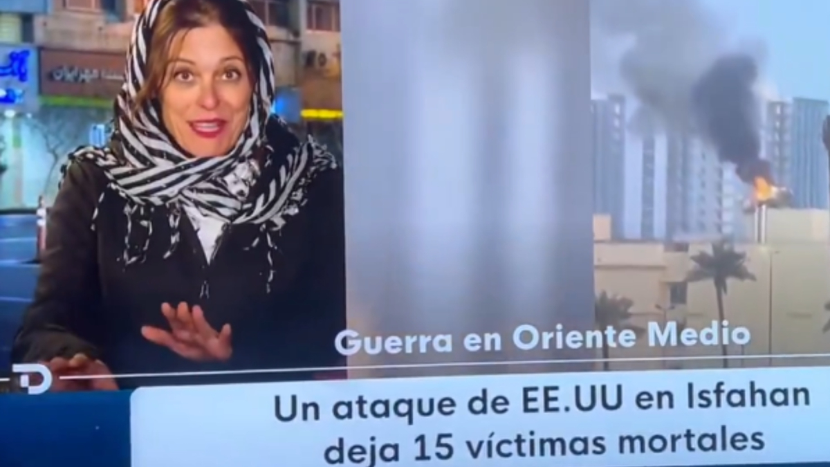 La accidentada conexión de una enviada especial de TVE en la guerra de Irán: "Perdón, es que tengo...