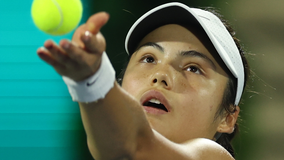 Emma Raducanu, baja en Miami por un virus que contrajo en la gira por Oriente Medio