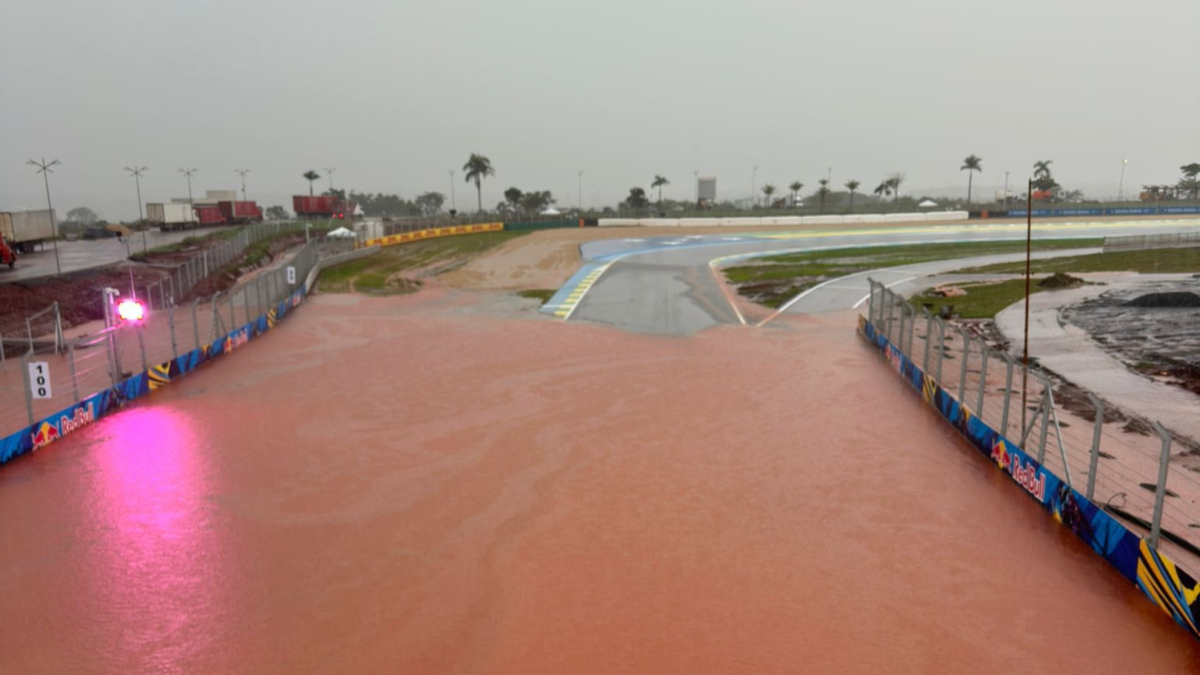 La imagen que atemoriza MotoGP: el circuito de Goiania, inundado