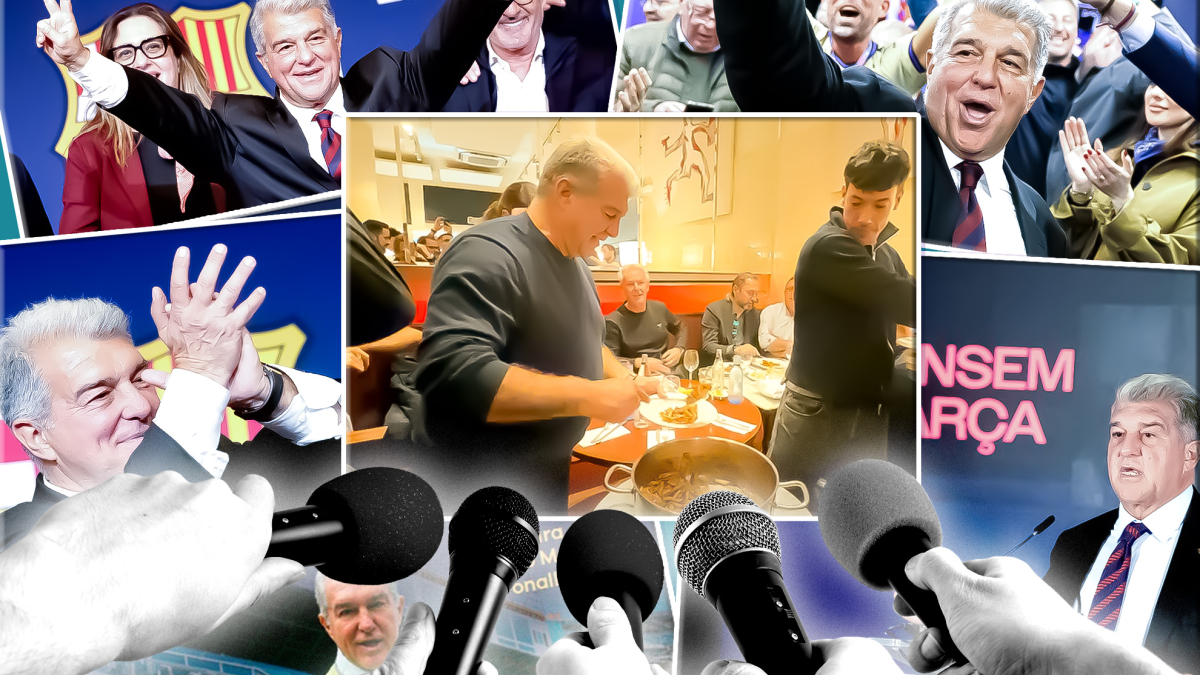 Descubriendo a Laporta: "Un animal escénico"; "juega a ser showman"; "dos o tres frases y conecta con los jóvenes"; "proyecta liderazgo