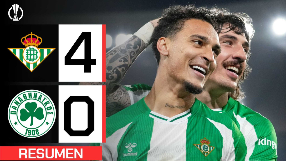 Betis 4-0 Panathinaikos: resumen y goles | Europa League