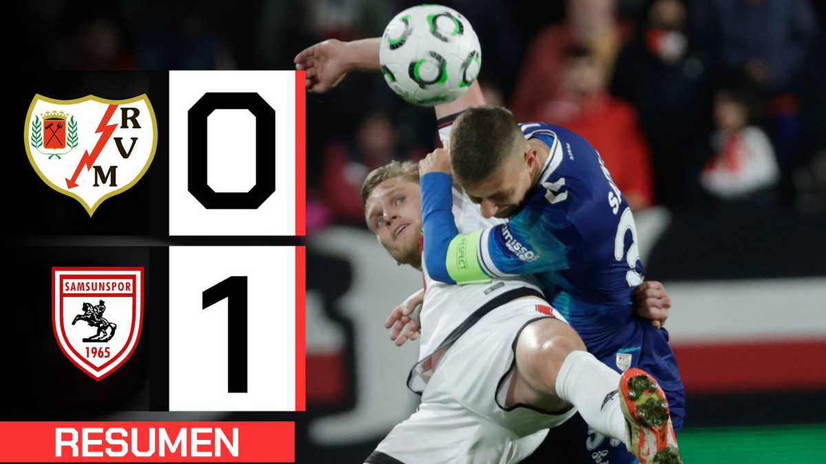 Rayo Vallecano 0-1 Samsunspor: resumen y goles | Conference League