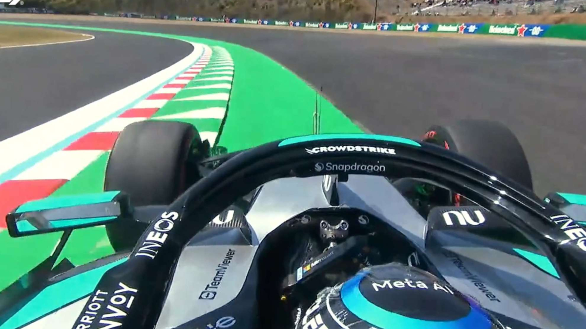 Suzuka se convierte en otra cosa en esta nueva F1, Russell y Antonelli por delante