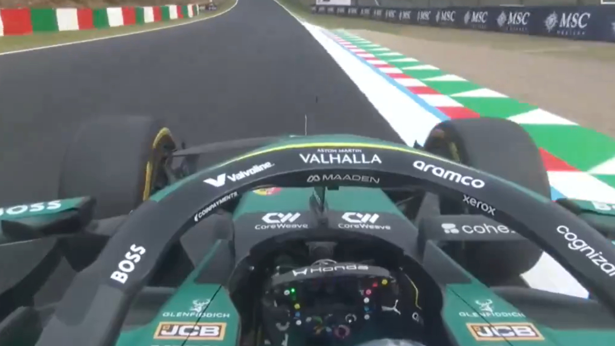 Alonso, a una mano por las vibraciones... y termina: "Tenemos que dejar al equipo trabajar"