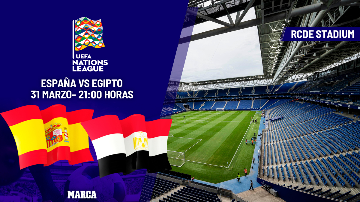 España - Egipto: horario y dónde ver hoy en TV a la selección española en el partido amistoso de preparación al Mundial 2026