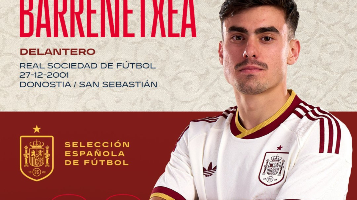 Barrenetxea, el internacional total