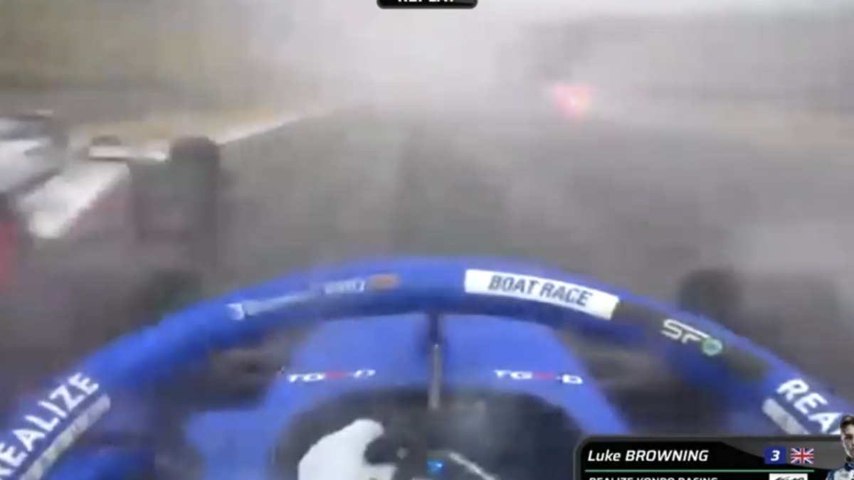 La estremecedora salvada del escudero de Sainz en Japón