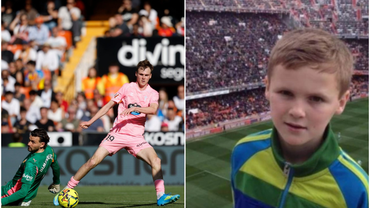 Williot Swedberg marca con el Celta su gol soñado en Mestalla: “Mi padre estaba en el campo y se emocionó