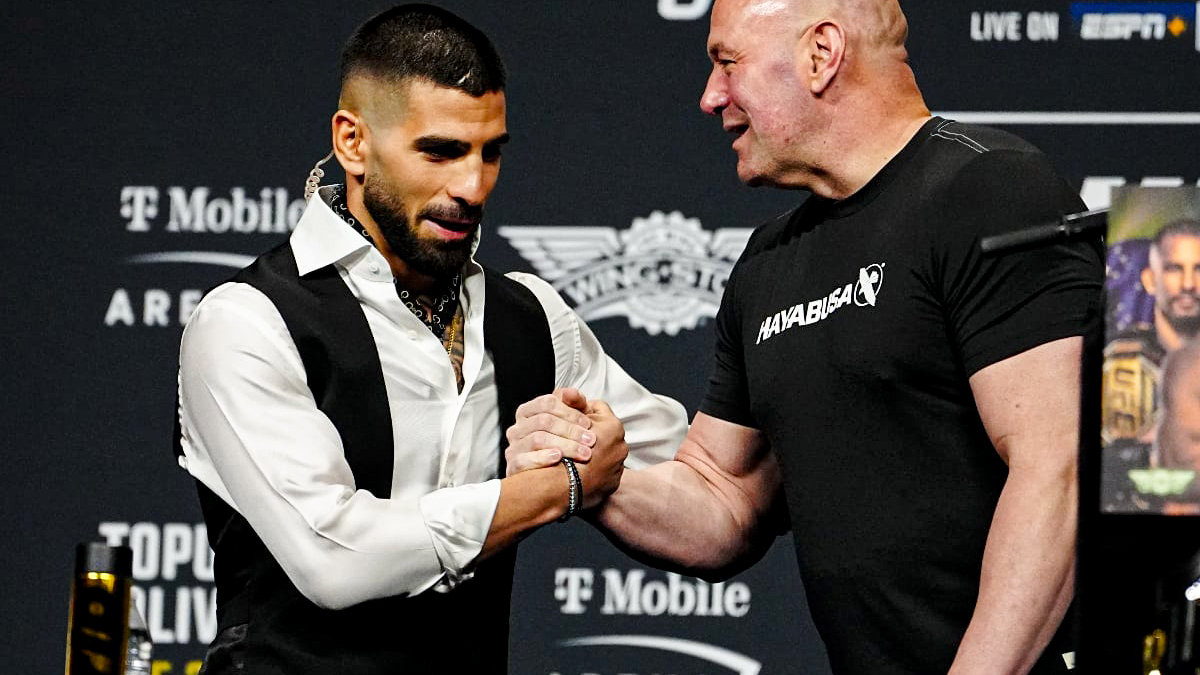 Dana White annuncia interesse per UFC España durante una conferenza stampa in Serbia