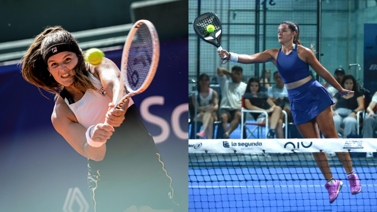 Del tenis profesional a probar suerte en el pádel: “Lo que más se me complica son las paredes”